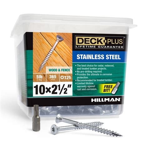 stainless steel deck screws lowe's